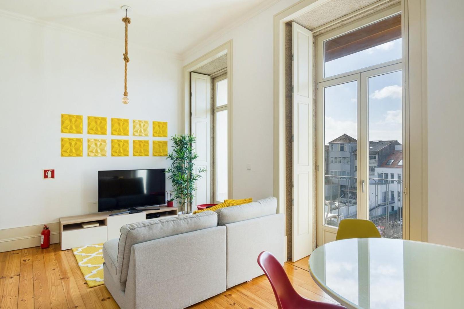 Appartamento Guestready - Urban Oasis With Private Balcony OOporto Esterno foto