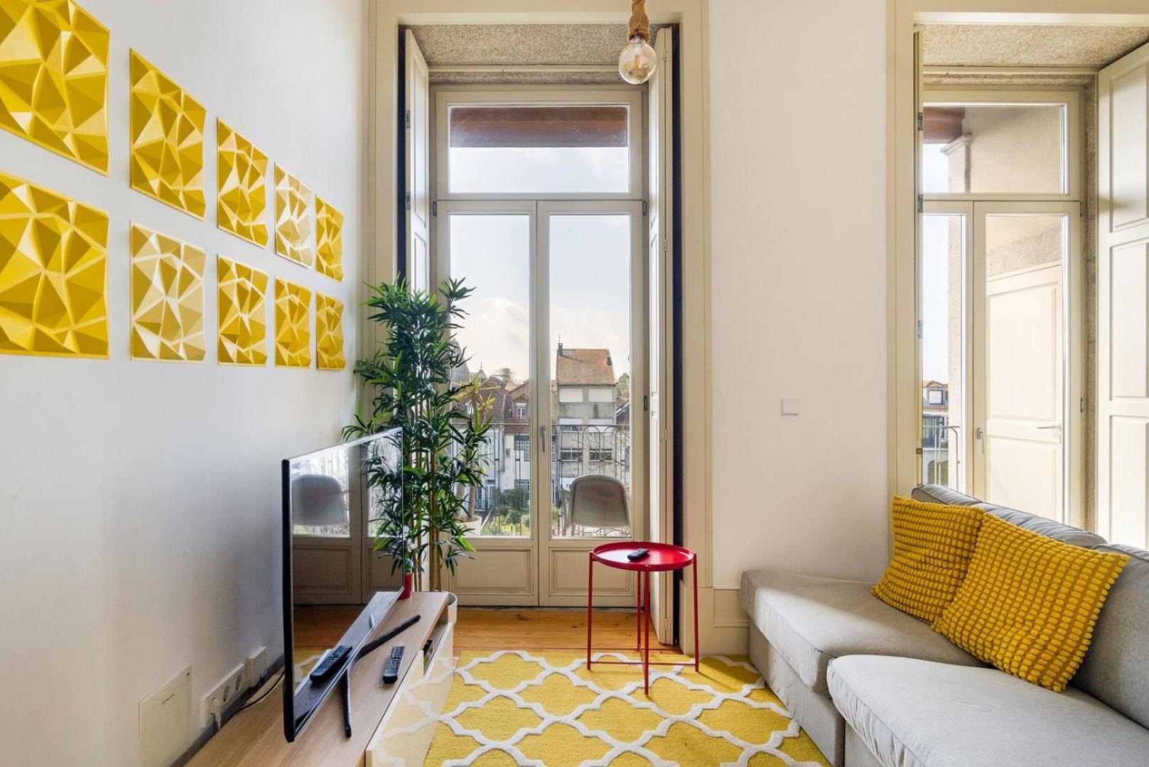 Appartamento Guestready - Urban Oasis With Private Balcony OOporto Esterno foto